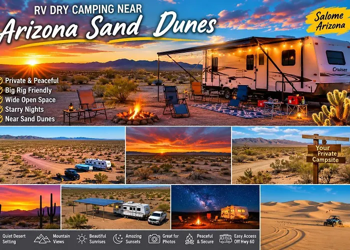 Rv Dry Near Arizona Dunes Campsite