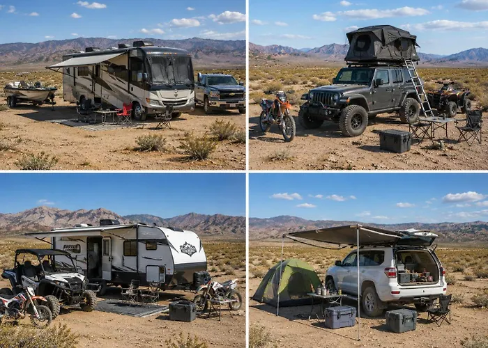 Campsite Rv Dry Near Arizona Dunes